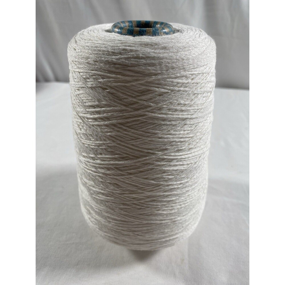 Cone Yarn Spool Yarn White 100% Cotton 460g Net Weight #915
